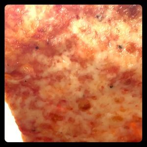 This is a regurgitated pizza